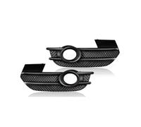Hgkqbomb FogLamp Front Foglight Cover For Q3 2012 2013 2014 2015 EU Version Grille Fog Lamp Black Grid Frame Racing Grill 8U0807681A Car Fog Lights(Pair)