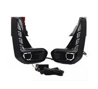 Hgkqbomb FogLamp LED DRL Daytime Running Light 2pcs For Toyota For Hilux For Revo 2020-2023 Front Bumper Scanning DRL Streamer White Yellow Turn Signals Car Fog Lights