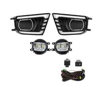 Hgkqbomb FogLamp LED DRL For Toyota For Tacoma 2012 2013 2014 2015 Fog Lamps Daytime Running Lights Front Bumper Driving White Yellow Turn Signal 12V Car Fog Lights(DRL Fog LED)