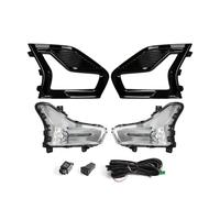 Hgkqbomb FogLamp Led Fog Lamps For For Mondeo For Fusion 2019 2020 Daytime Running Light DRL Car Front Driving Daylight Covers Frame Wire Switch 12V Car Fog Lights