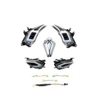 Hgkqbomb Head Light For T-max 530 For Tmax530 LED Signal Turn Lights 2012-2016 2013 2014 LED Front Rear Tail Brake Lamp Indicators With EmarK(Clear)