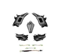Hgkqbomb Head Light For TMAX 530 For TMAX530 2012-2016 Turn Signal Light LED Indicator Front Rear Tail Brake Lamp Taillight Motorcycle Led Light Headlight(SMOKE SET)
