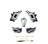 Hgkqbomb Head Light For TMAX 530 For TMAX530 2012-2016 Turn Signal Light LED Indicator Front Rear Tail Brake Lamp Taillight Motorcycle Led Light Headlight(CLEAR SET)