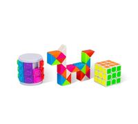 HGL FIDGET PUZZLE FUN - 3 Classic Puzzles for Hours of Brain Teasing Fun