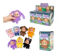 HGL Fluffy Buddy Blind Box | Surprise Plush Keychain Clip-On | 6 Collectible Characters | Soft Fluffy Animal Costume Toy Keyring