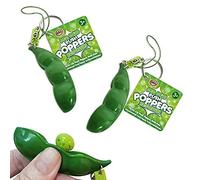 HGL PEA POD PUSH POPPER KEY CHAIN On the Go Fidget Toy