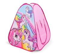 Unicorn Pop Up Tent Indoor Outdoor Playhouse Garden Game Childrens Pink Tent