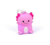 HGL Standard AXOLOTL LIGHT UP KEYCHAIN, Assorted Designs and Colours, Purple, Pink, Green, Blue