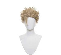 HGLLL Anime Cosplay Wig， Hawks/Takami Keigo Cosplay Wig,Short Brown wig,with Free Wig Cap,for Christmas Carnival party Halloween Cosplay Wig
