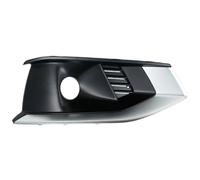 HGMGFYCX For A4 B9 2020 2021 2022 Black Side Fogs Light Frame Car Front Bumper Fog Light Crille Fog Lamp Cover (Only 1 Right)