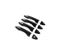 HGMGFYCX for Alfa Romeo for Giulia for Stelvio 2017 2018 Left Hand Drive Carbon Fiber Car Door Handle Cover Trim StripsIntelligent Key Accessories (Carbon Fiber Pattern)