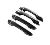 HGMGFYCX for Citroen C4 MK3 2021 2022 2023 Gloss Black Door Handle Cover Sticker Trim Car Protective Film Styling(4Handle 1 Keyhole)