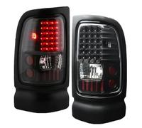 HGMGFYCX For Dodge For Ram 1500 2500 3500 1994-2002 Smoked Led Rear Brake Lights 12V Car Led Tail Lights Assembly Accessories