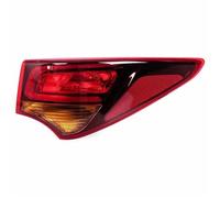 HGMGFYCX For Hyundai For Santa Fe 2017 2018 2019 Rear Taillights Turn Signals Brake Parking Lights Reverse Flashing Light No Bulb/LED (Outer right,LED)