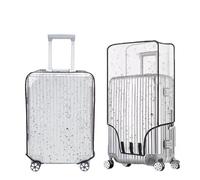 HGMZUOAI Clear Pvc Luggage Protectors,Clear Suitcase Covers For Luggage,Waterproof,Dustproof, Anti-Scratch Transparent Luggage Cover,Travel Suitcase Protective Cover Case, Clear, 30Inch, Morden