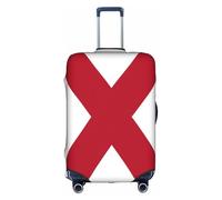 hgnbcsa Alabama State Flag Printed Luggage Wrap, Anti Scratch Trunk Skin, Double Sided Pattern Sleeve, for Airport Transit