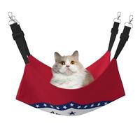 hgnbcsa Arkansas State Flag Cat Nap Bed & Window Perch Hammock, Soft Washable Pet Lounge For Indoor Cats, Adjustable Straps