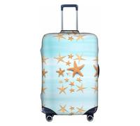 hgnbcsa Beautiful Starfish Printed Luggage Wrap, Anti Scratch Trunk Skin, Double Sided Pattern Sleeve, for Airport Transit