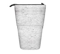 hgnbcsa Brick Wall. Print Zipper Pencil Case, Telescopic Design Bag, Compact to Expandable, for Stationery Cosmetic Items