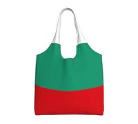 Hgnbcsa Bulgarian Flag Canvas Shoulder Bag For Women, Large Spacious Tote For Everyday Commute Grocery Shopping Travel