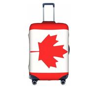 hgnbcsa Canadian Flag Printed Luggage Wrap, Anti Scratch Trunk Skin, Double Sided Pattern Sleeve, for Airport Transit