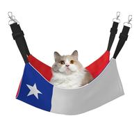 hgnbcsa Flag Of Chile Cat Nap Bed & Window Perch Hammock, Soft Washable Pet Lounge For Indoor Cats, Adjustable Straps