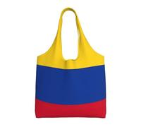Hgnbcsa Flag Of Colombia Canvas Shoulder Bag For Women, Large Spacious Tote For Everyday Commute Grocery Shopping Travel