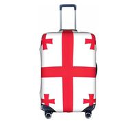 hgnbcsa Flag of Georgia Printed Luggage Wrap, Anti Scratch Trunk Skin, Double Sided Pattern Sleeve, for Airport Transit