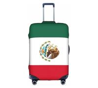 hgnbcsa Flag of Mexico Printed Luggage Wrap, Anti Scratch Trunk Skin, Double Sided Pattern Sleeve, for Airport Transit