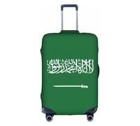 hgnbcsa Flag of Saudi Arabia Printed Luggage Wrap, Anti Scratch Trunk Skin, Double Sided Pattern Sleeve, for Airport Transit