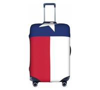 hgnbcsa Flag of Texas Printed Luggage Wrap, Anti Scratch Trunk Skin, Double Sided Pattern Sleeve, for Airport Transit