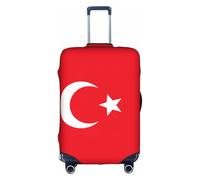 hgnbcsa Flag of Turkey Printed Luggage Wrap, Anti Scratch Trunk Skin, Double Sided Pattern Sleeve, for Airport Transit
