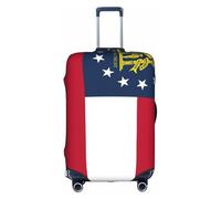 hgnbcsa Georgia State Flag Printed Luggage Wrap, Anti Scratch Trunk Skin, Double Sided Pattern Sleeve, for Airport Transit