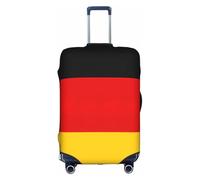 hgnbcsa German Flag Printed Luggage Wrap, Anti Scratch Trunk Skin, Double Sided Pattern Sleeve, for Airport Transit