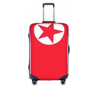 hgnbcsa Korean Flag Printed Luggage Wrap, Anti Scratch Trunk Skin, Double Sided Pattern Sleeve, for Airport Transit