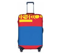 hgnbcsa Mongolian Flag Printed Luggage Wrap, Anti Scratch Trunk Skin, Double Sided Pattern Sleeve, for Airport Transit