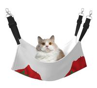 hgnbcsa Morocco Flag Map Cat Nap Bed & Window Perch Hammock, Soft Washable Pet Lounge For Indoor Cats, Adjustable Straps