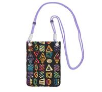 Hgnbcsa Multicolor Abstract Print Print Small Crossbody Bags For Women, Mini Cell Phone Cross Body Purses Travel Wallet Purses