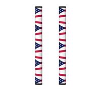 Hgnbcsa Ohio State Flag Magic Tape Handle Cover 2pcs for Appliances, Refrigerator Microwave Oven Dishwasher Cover