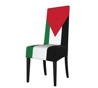 hgnbcsa Palestinian flag Printed Dining Chair Covers Stretch Parson Slipcovers for Hotel Wedding Banquet Home Decor