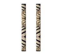 Hgnbcsa Piano Key Magic Tape Handle Cover 2pcs for Appliances, Refrigerator Microwave Oven Dishwasher Cover