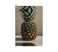 hgnbcsa Pineapple Painting Print Large Golf Towel 24x16in With With Carabiner Clip, Ultra Absorbent Portable Towels For Golf Bags