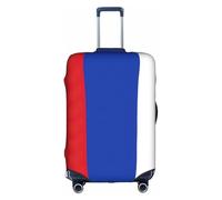 hgnbcsa Russian Flag Printed Luggage Wrap, Anti Scratch Trunk Skin, Double Sided Pattern Sleeve, for Airport Transit