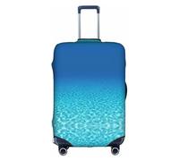 hgnbcsa Seabed Printed Luggage Wrap, Anti Scratch Trunk Skin, Double Sided Pattern Sleeve, for Airport Transit