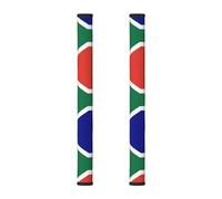 Hgnbcsa South African Flag Magic Tape Handle Cover 2pcs for Appliances, Refrigerator Microwave Oven Dishwasher Cover