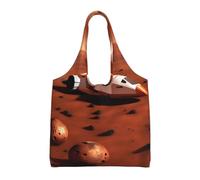 Hgnbcsa Space Shuttle Canvas Shoulder Bag For Women, Large Spacious Tote For Everyday Commute Grocery Shopping Travel