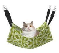 hgnbcsa Sushi Dill Pickles Cat Nap Bed & Window Perch Hammock, Soft Washable Pet Lounge For Indoor Cats, Adjustable Straps