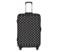 hgnbcsa White Dot Pattern Printed Luggage Wrap, Anti Scratch Trunk Skin, Double Sided Pattern Sleeve, for Airport Transit