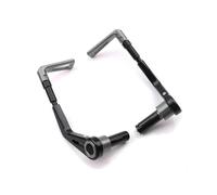 HGNMPGVVTZ 14mm-17mm Universal Motorcycle Handlebar for S1000RR Hand Guards Adjustable Brake Levers Protect Guard(Titanium)