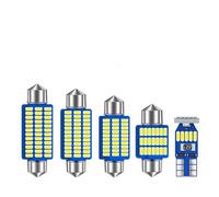 HGNMPGVVTZ 6PCS Car Interior Front Rear Reading Light Decoration Trunk Lamp Accessories For VW For Polo 6R 6C MK5 2009-2018 2010 2011(White)